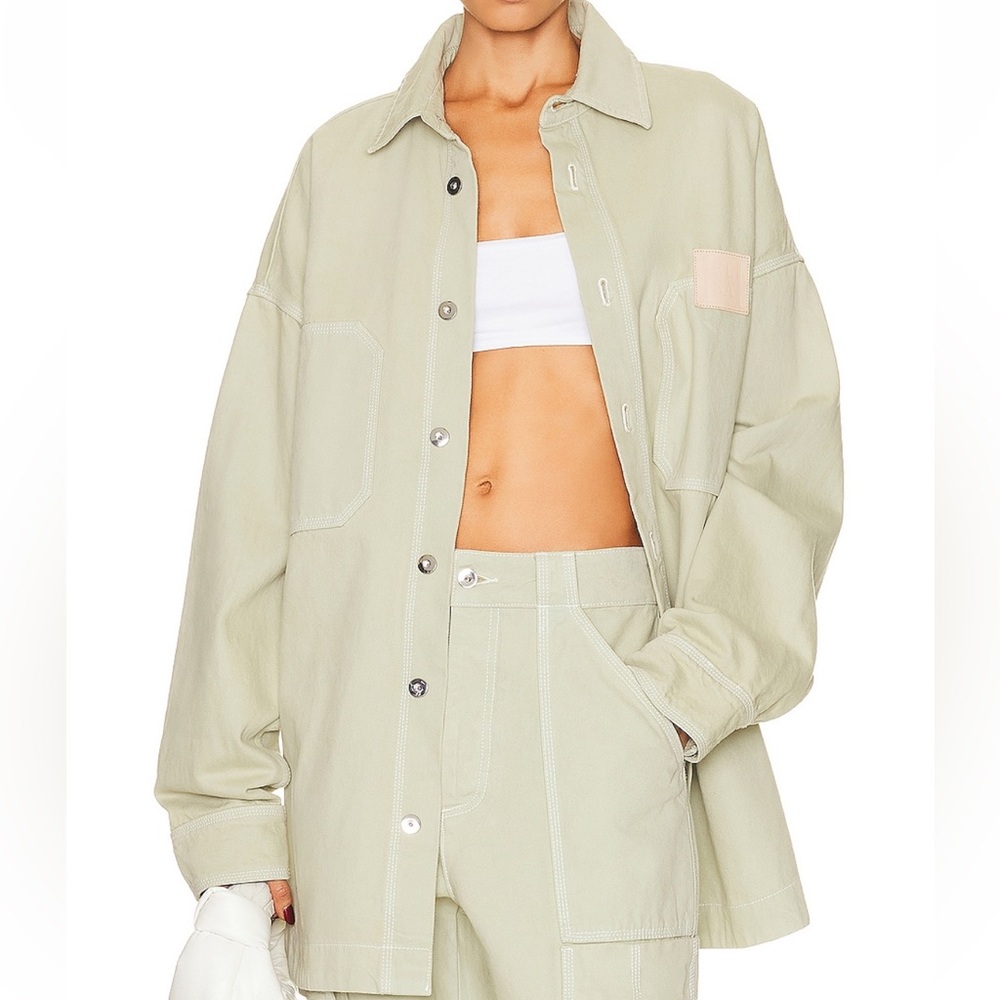 HELSA SAGE DENIM OVERSHIRT